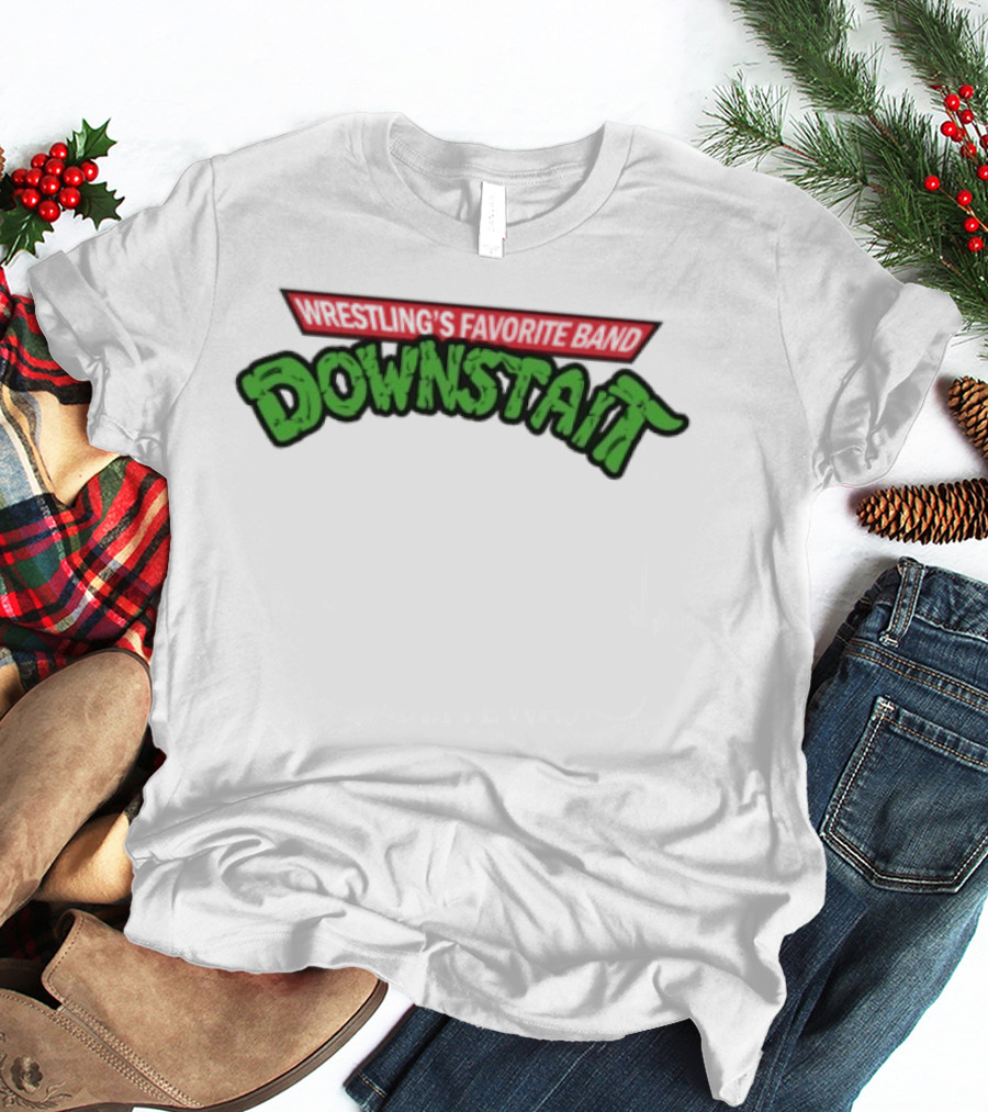 Wrestling's Favorite Band Downstait Wrestling Music T-Shirt