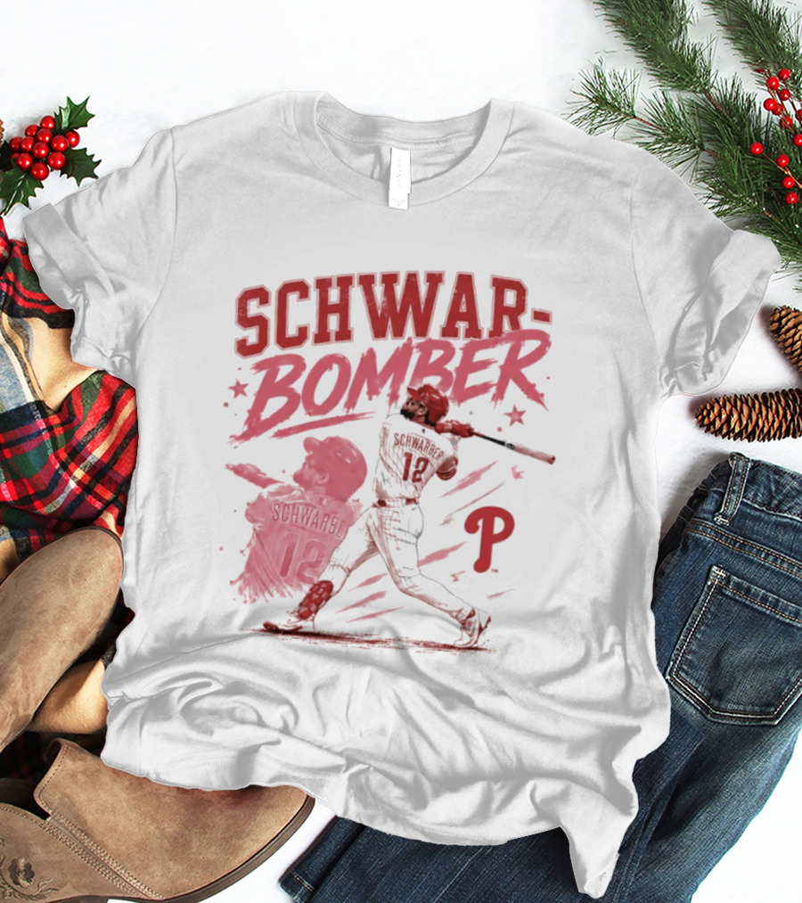 Schwar Bomber Kyle Schwarber Philadelphia Phillies Baseball T-Shirt