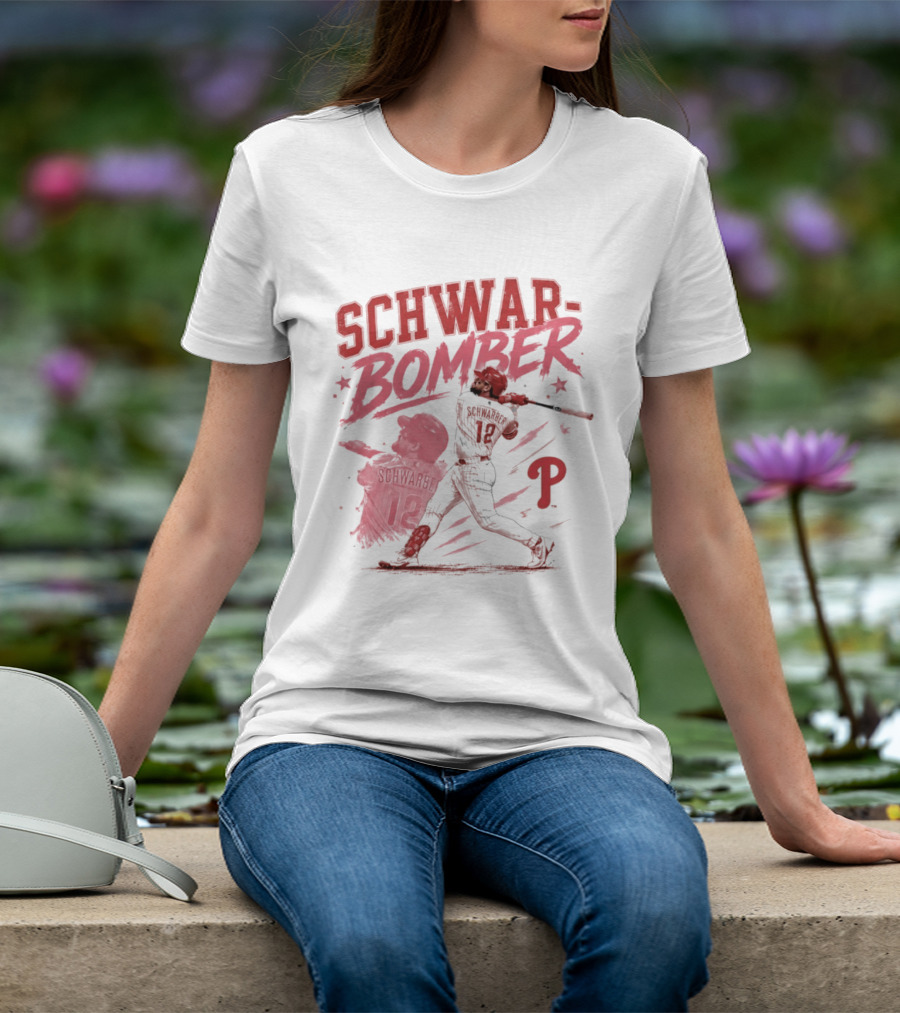 Schwar Bomber Kyle Schwarber Philadelphia Phillies Baseball T-Shirt