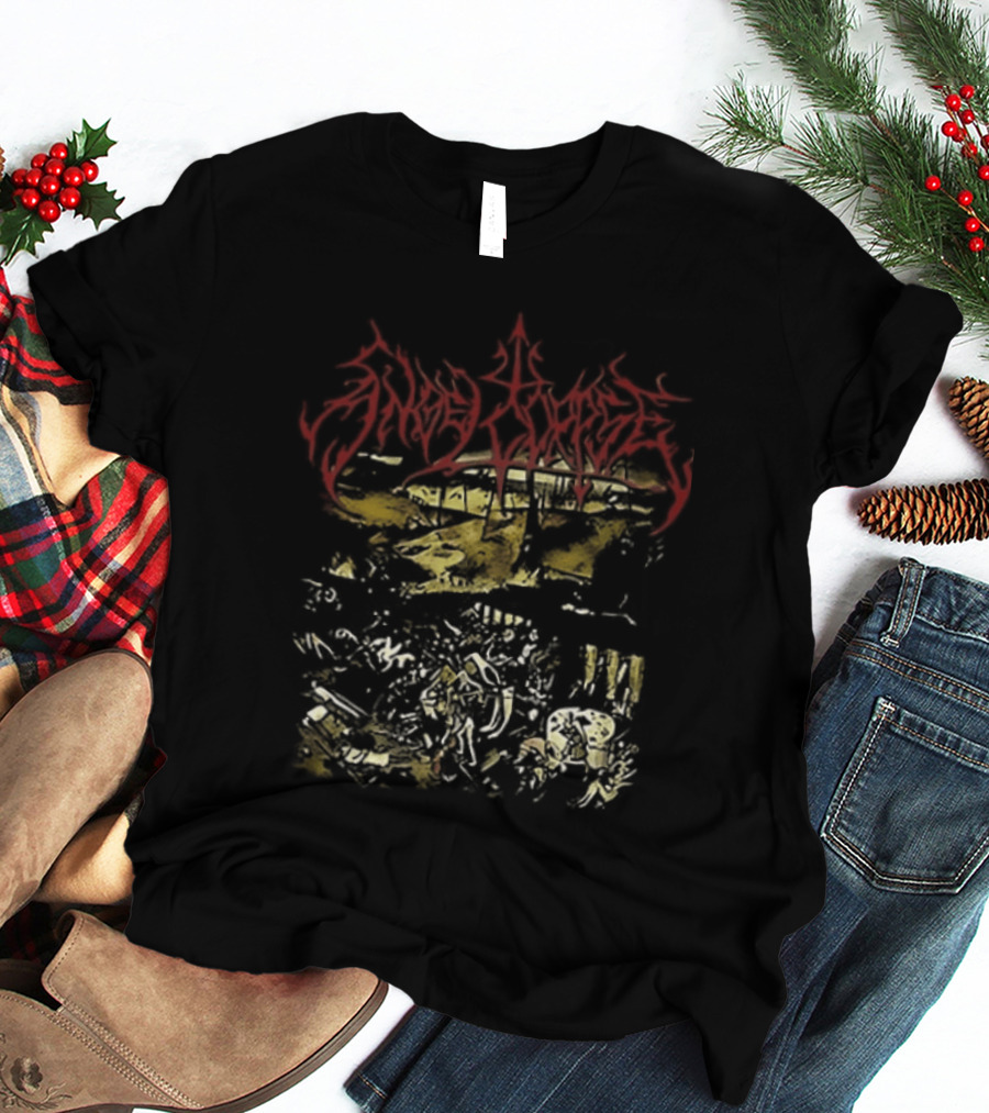 Angelcorpse Vomit War Crush The Sacred Heart Unholy Raven Dying Dove Of Peace Two Sided T-Shirt