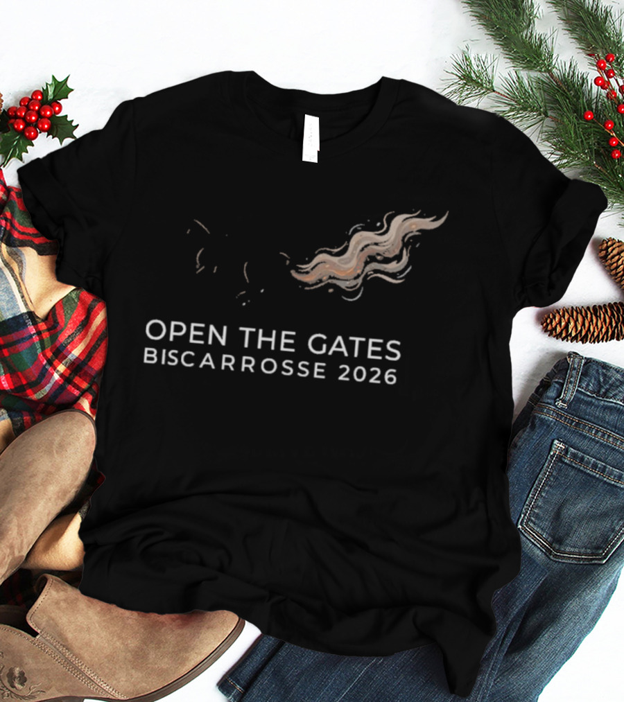 Open The Gates Biscarrosse Horse Rescue 2026 Wildfire Survivor T-Shirt