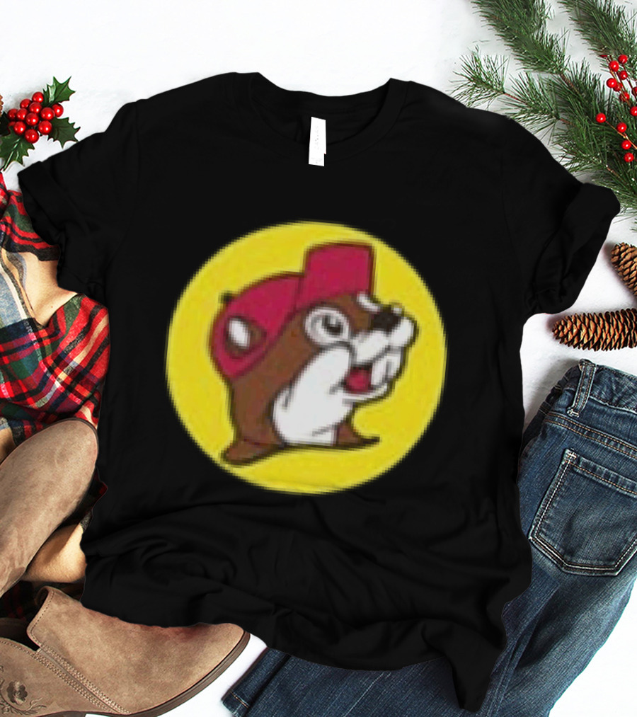 Buc Ee's Fresh Brisket On The Board Two Sided Beavers Texas BBQ T-Shirt
