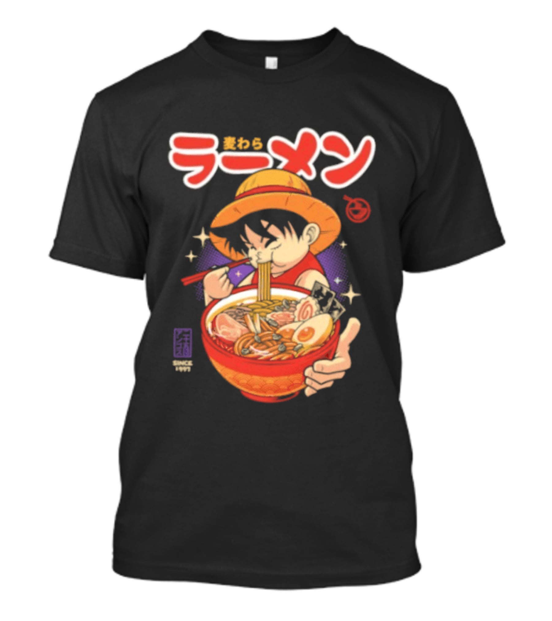 Luffy Ramen Iwara One Piece Since 1997 T-Shirt