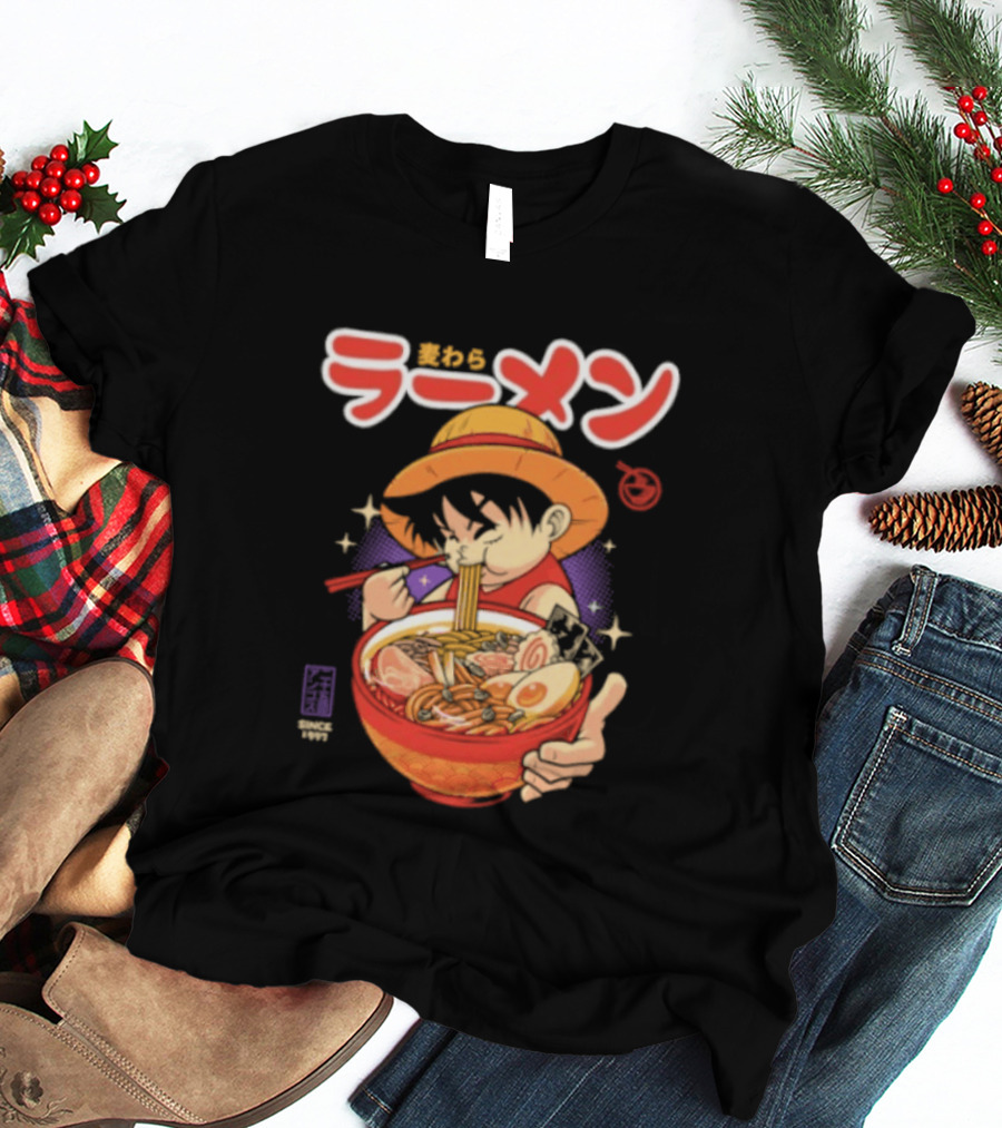 Luffy Ramen Iwara One Piece Since 1997 T-Shirt