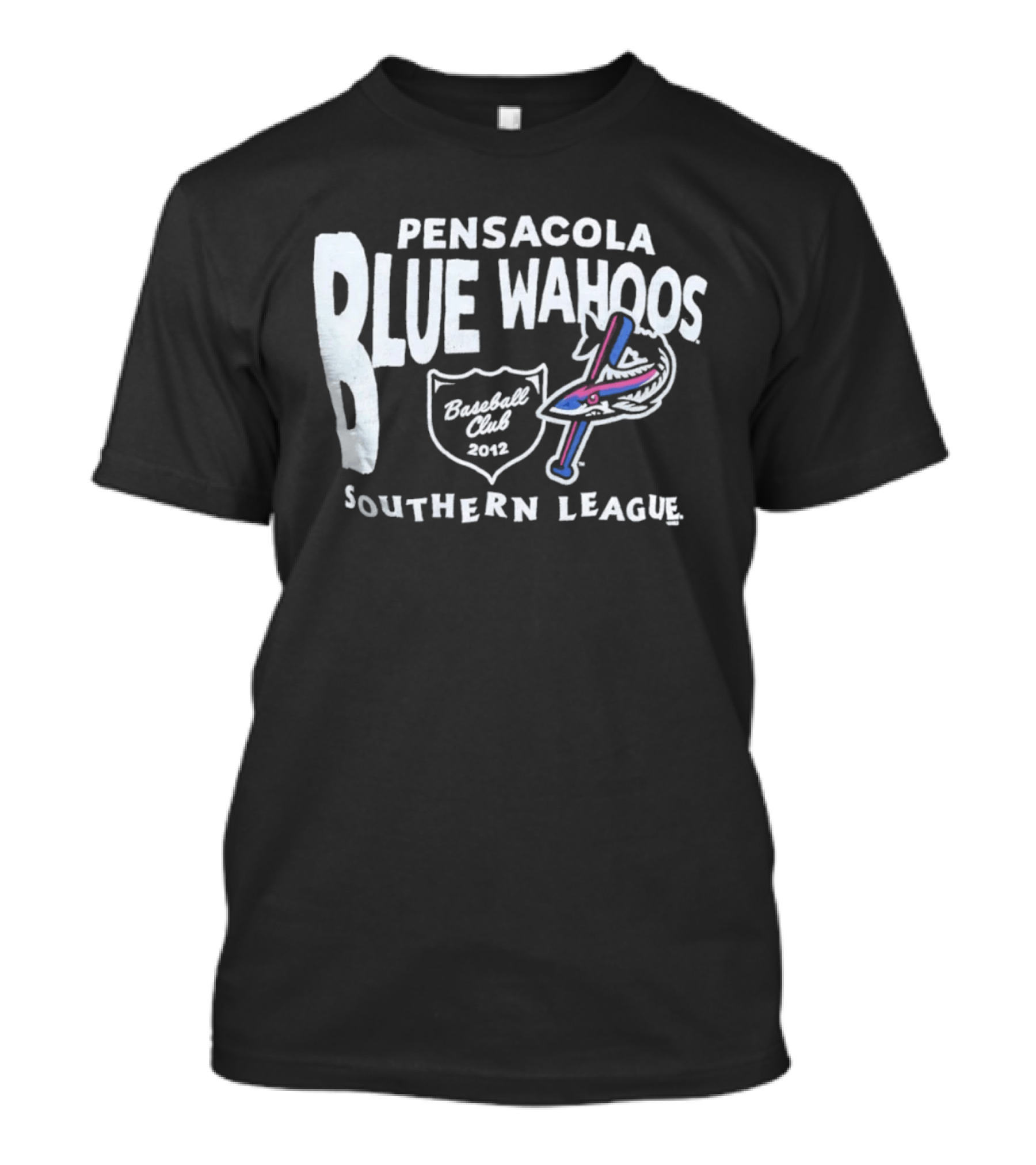 Pensacola Blue Wahoos Baseball Club 2012 Southern League T-Shirt