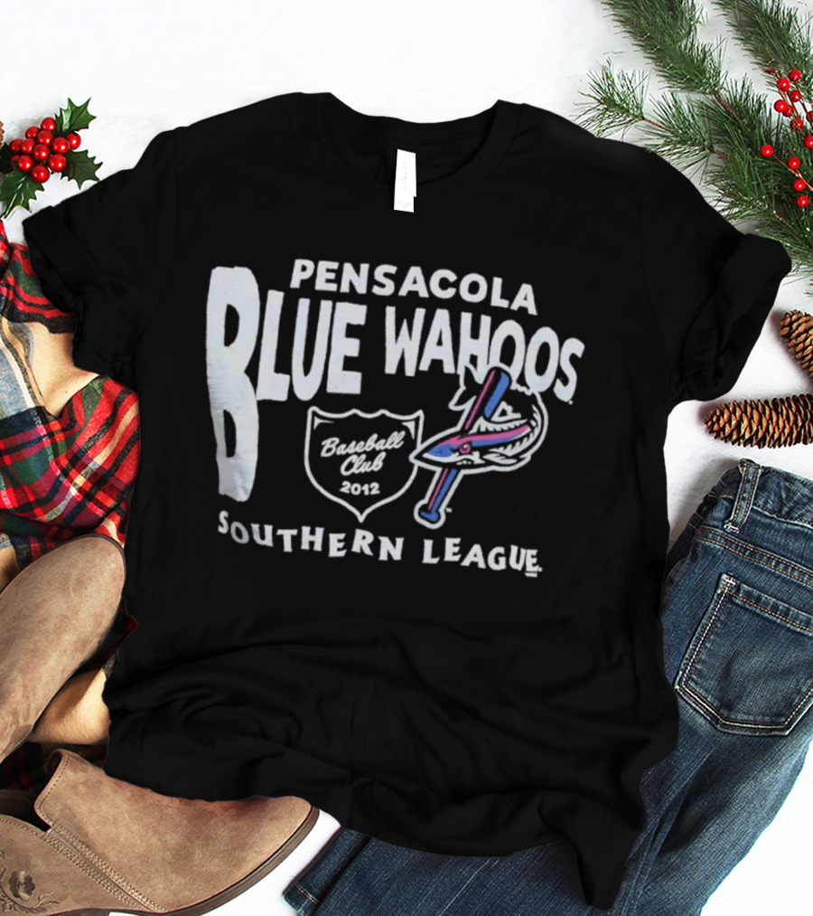 Pensacola Blue Wahoos Baseball Club 2012 Southern League T-Shirt