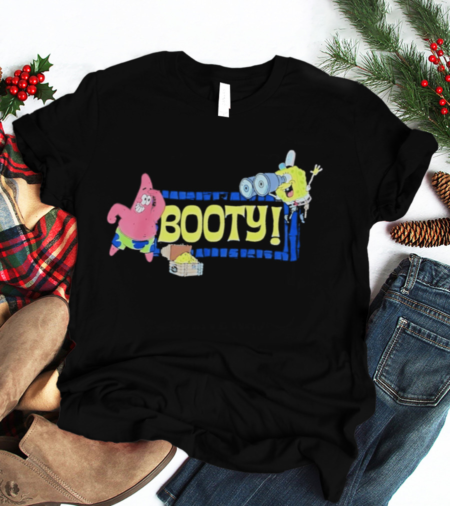 Sponge And Patrick Star Booty Treasure Hunt Adventure T-Shirt