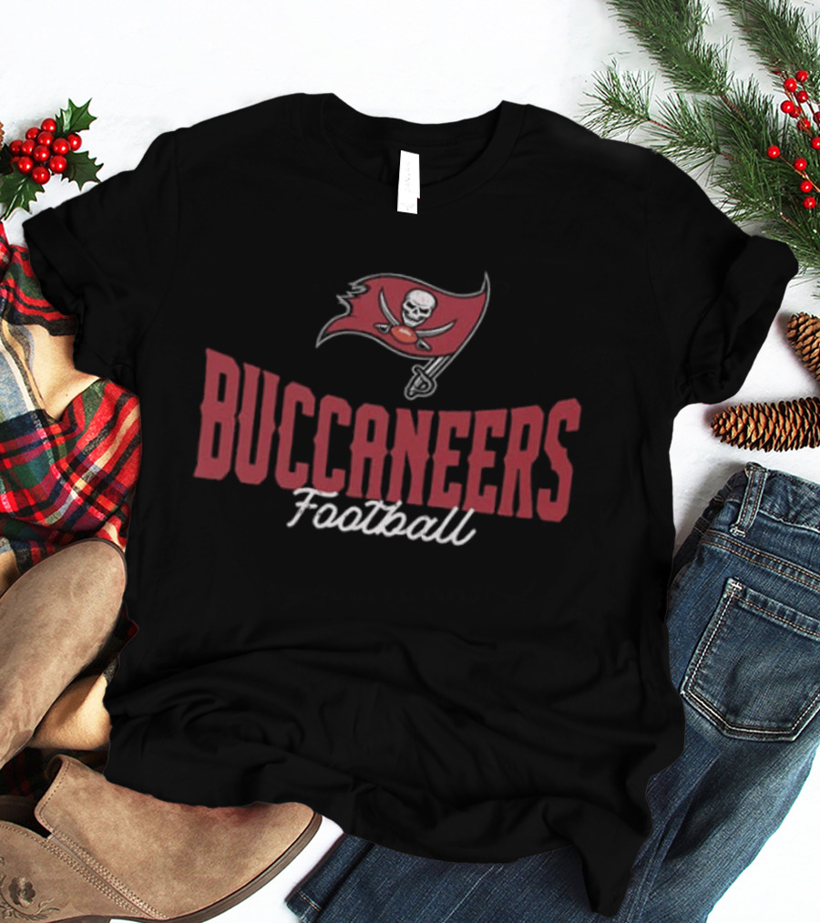 Tampa Bay Buccaneers Football 1976 NFC South Vintage Style Buccaneers Flag T-Shirt