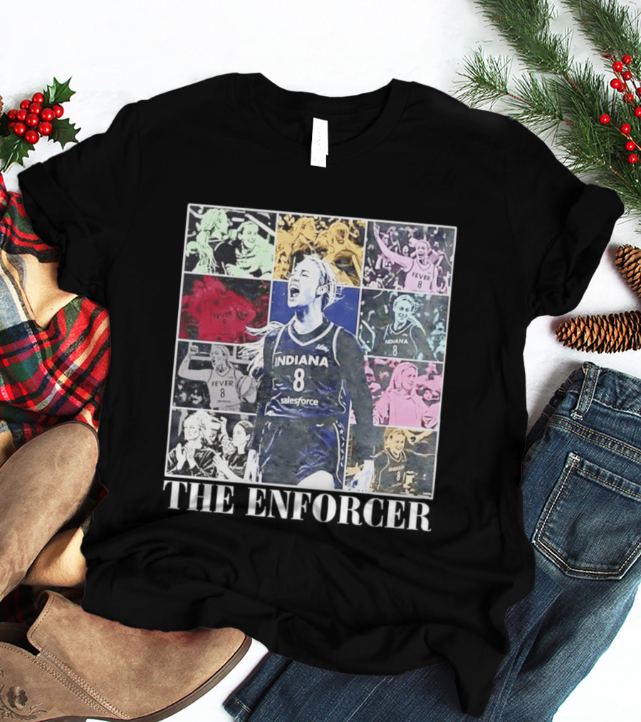 The Enforcer Indiana Fever 8 Indiana Fever Salesforce Sophie Cunningham T-Shirt
