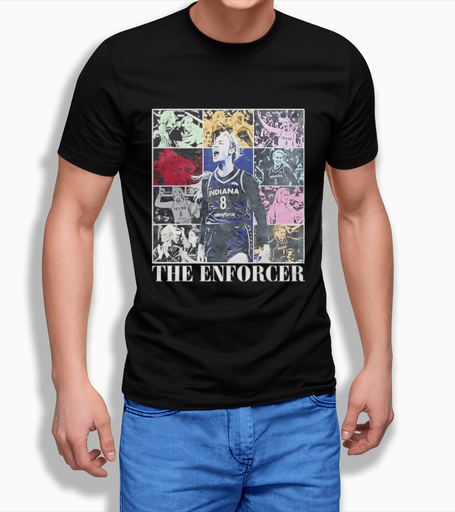The Enforcer Indiana Fever 8 Indiana Fever Salesforce Sophie Cunningham T-Shirt