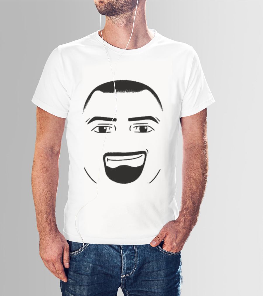 Aldoswag Roblaldo Smiling Face Drawing T-Shirt