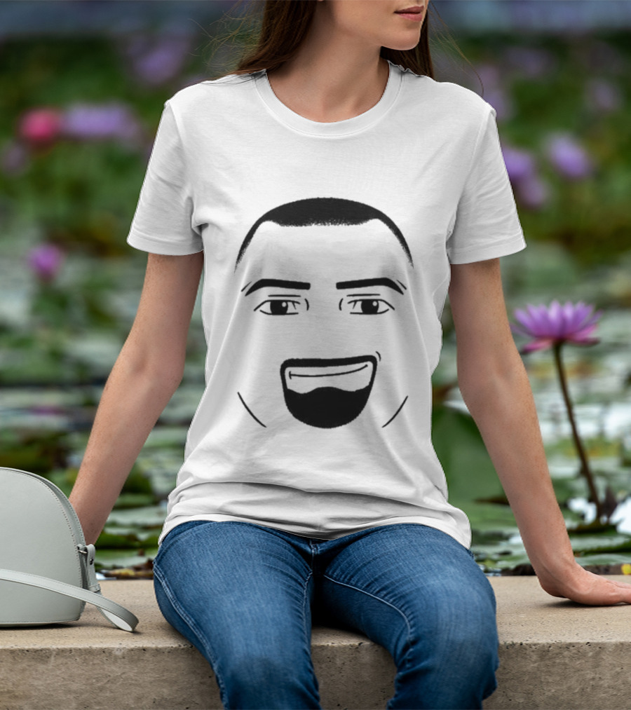 Aldoswag Roblaldo Smiling Face Drawing T-Shirt