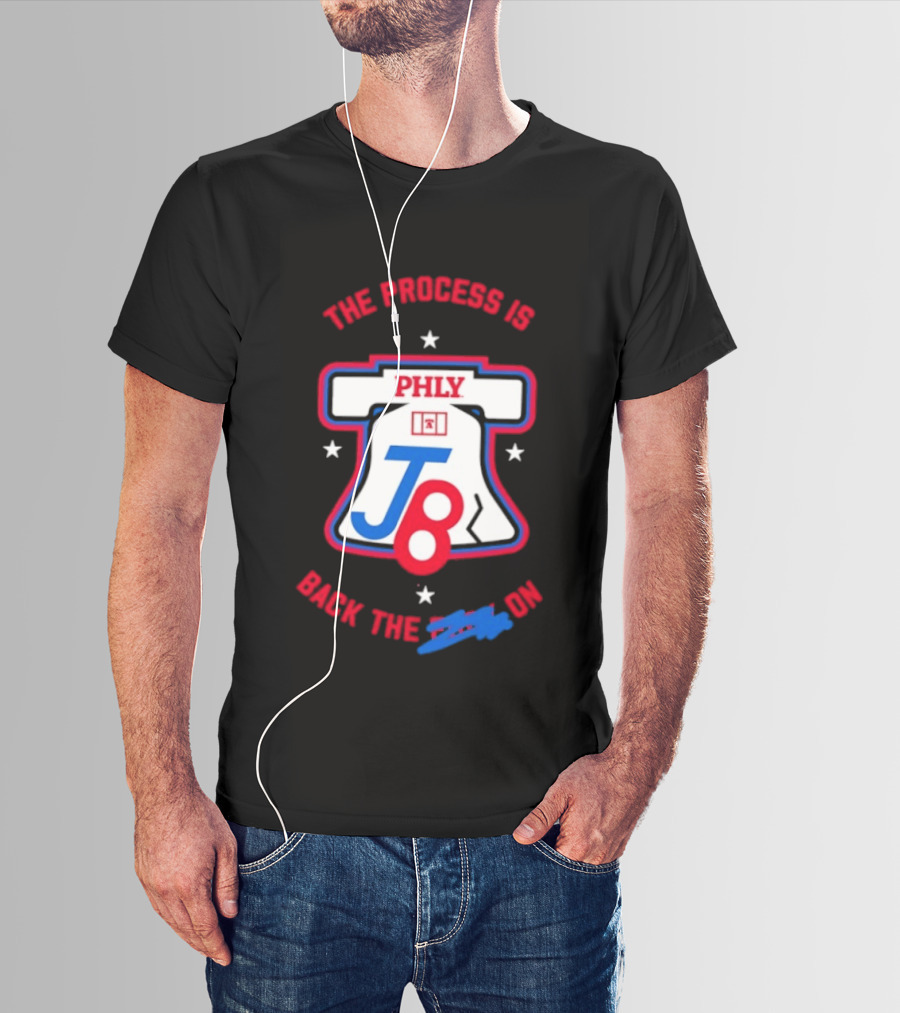 PHLY The Process Is Back Jalen Brunson Philadelphia 76ers T-Shirt