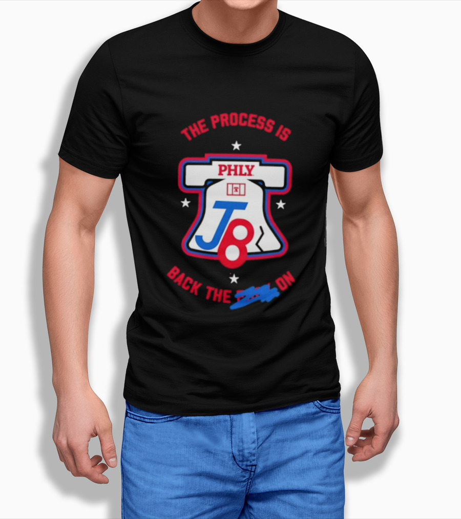 PHLY The Process Is Back Jalen Brunson Philadelphia 76ers T-Shirt