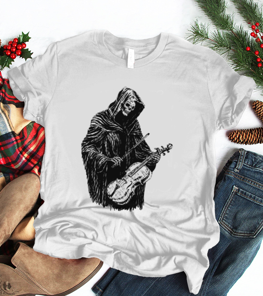 Avenged Sevenfold A7X North American Tour 2026 At Peace Tour Dates Grim Reaper Playing Violin T-Shirt