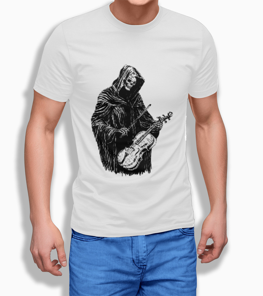 Avenged Sevenfold A7X North American Tour 2026 At Peace Tour Dates Grim Reaper Playing Violin T-Shirt