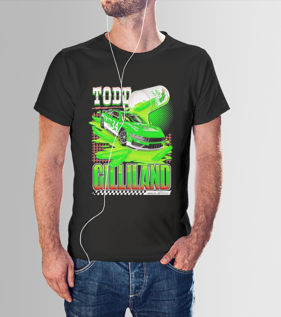 Todd Gilliland NASCAR 34 Pickle Juice Racing Car Victory 2026 T-Shirt