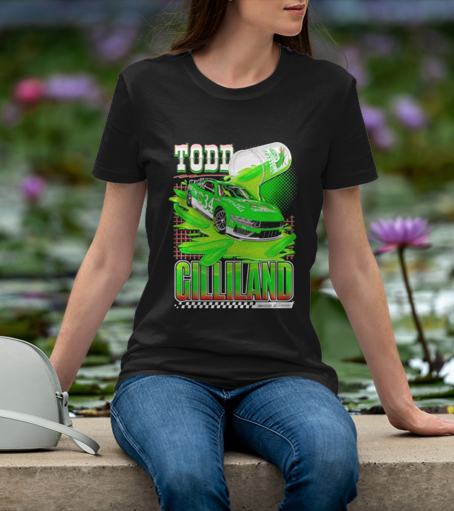 Todd Gilliland NASCAR 34 Pickle Juice Racing Car Victory 2026 T-Shirt