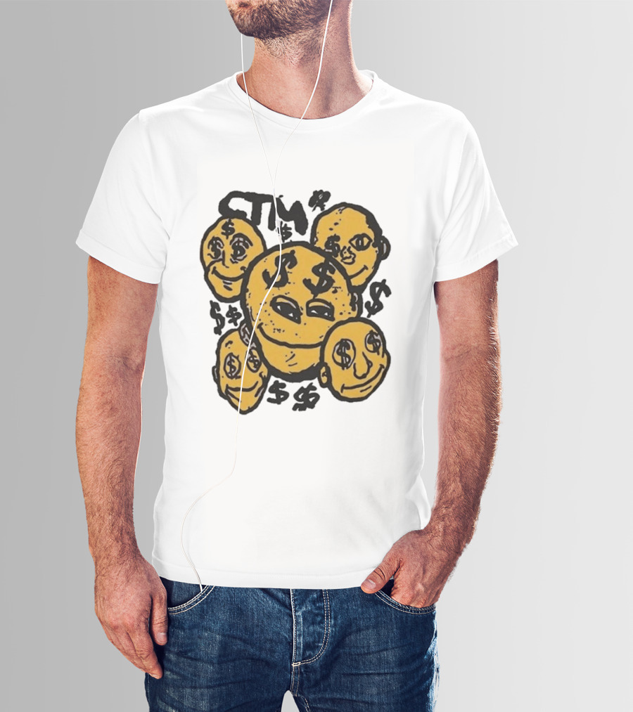 CTM Money Faces Dollar Sign Expressions T-Shirt