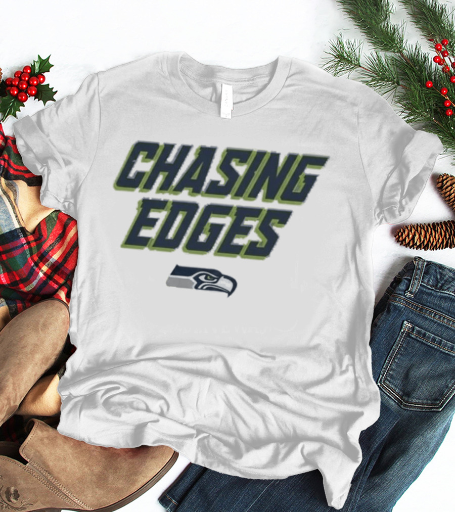 Chasing Edges Seattle Football Team Hawk T-Shirt