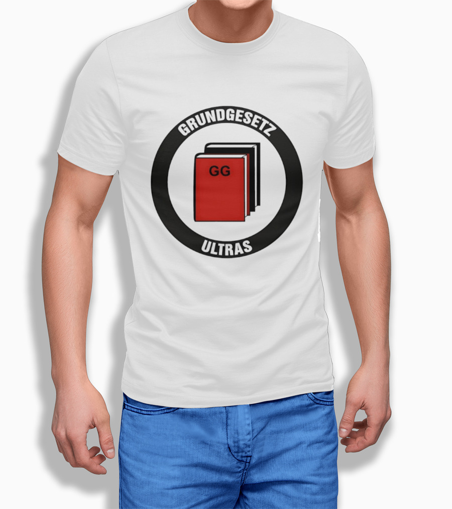 Grundgesetz Ultras GG Book Emblem German Constitution T-Shirt