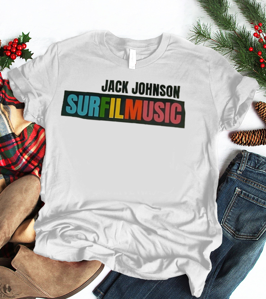 Jack Johnson Surfilmusic Tour 2026 Colorful T-Shirt