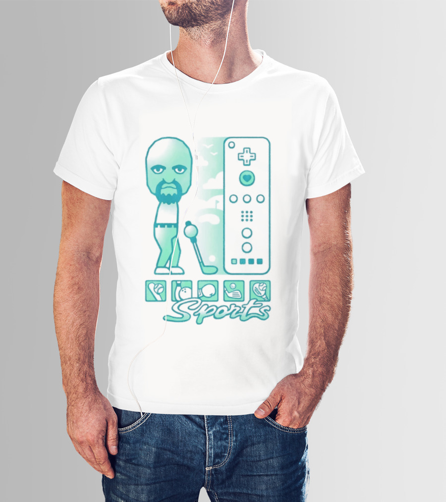 Wii Sports Matt Iconic Character Mii Brawler Bowling Champion T-Shirt