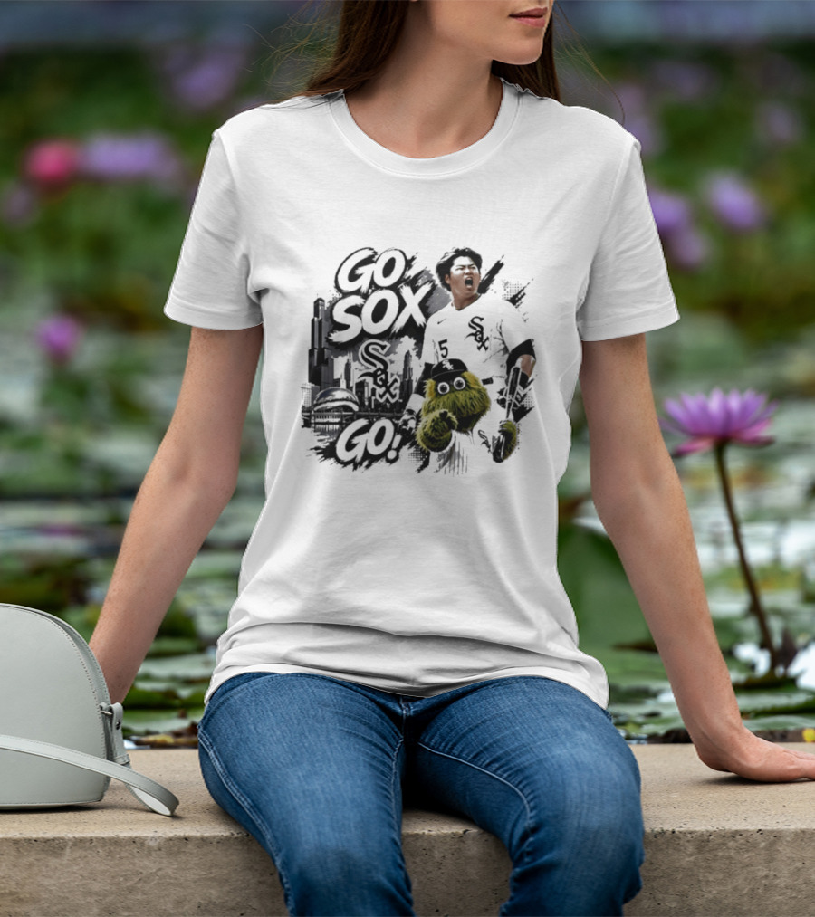 Yoshinobu Yamamoto Number 15 Chicago White Sox Go Sox Go T-Shirt