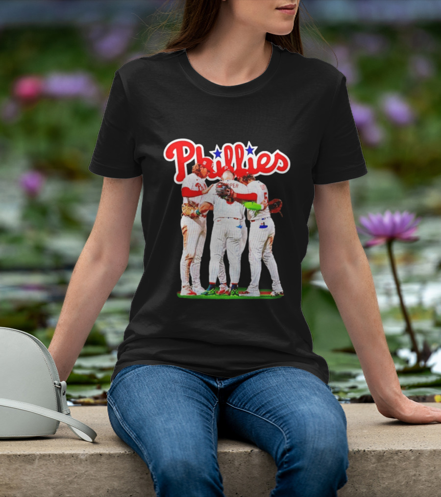 Bryce Harper Alec Bohm Edmundo Sosa Bryson Stott Philadelphia Phillies Team Unity T-Shirt