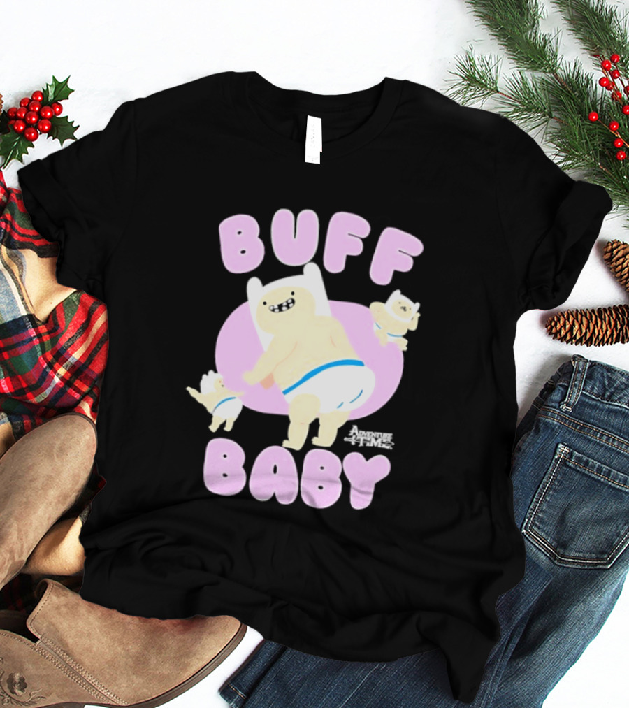 Buff Baby Adventure Time Finn The Human Dancing Babies T-Shirt