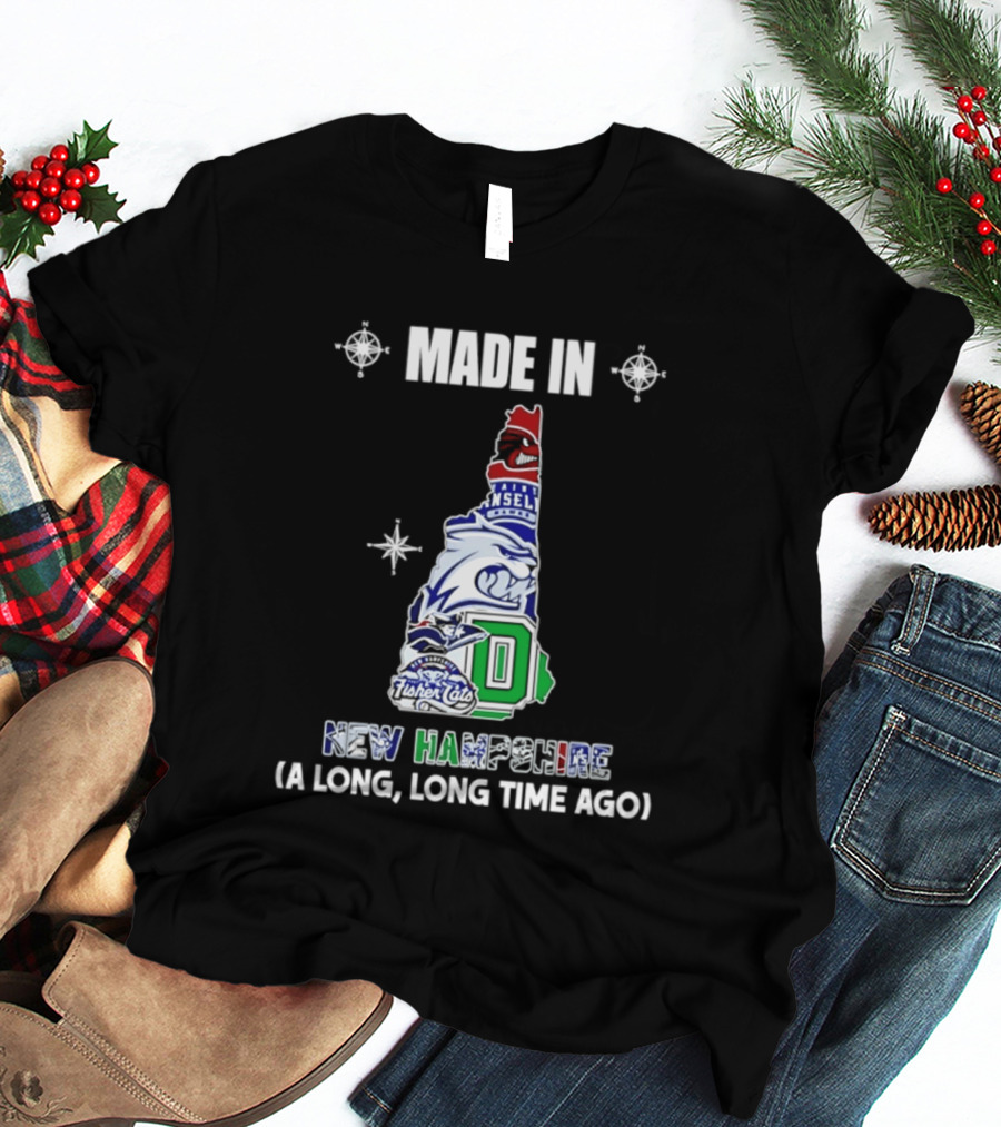 Made In New Hampshire Wildcats Dartmouth College Fisher Cats A Long Long Time Ago T-Shirt