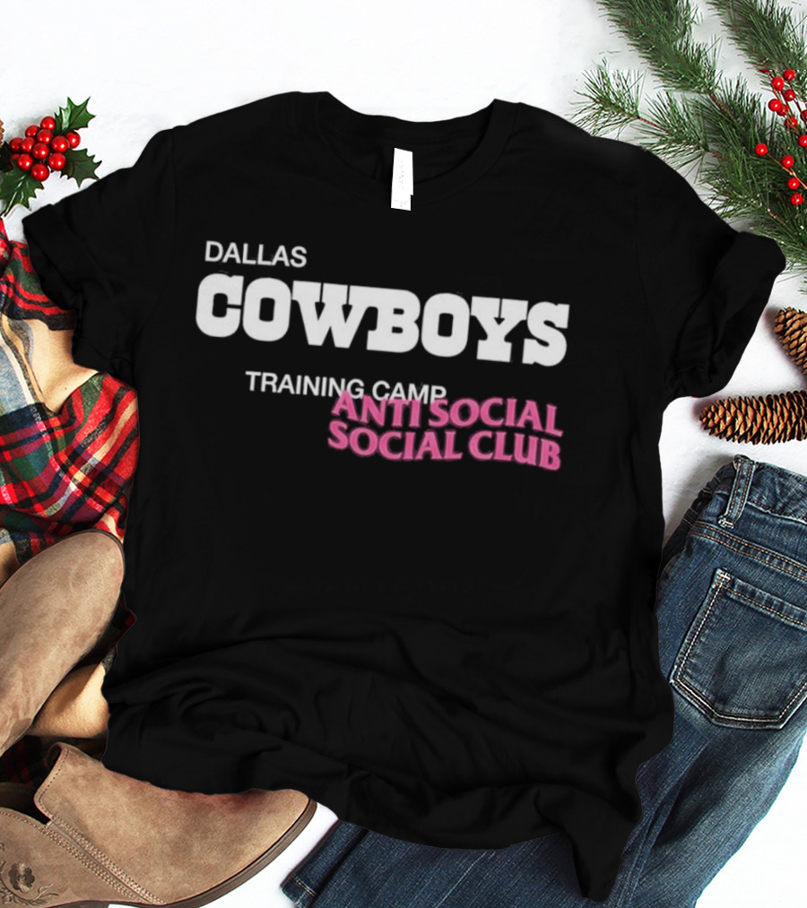Dallas Cowboys Training Camp Anti Social Social Club T-Shirt