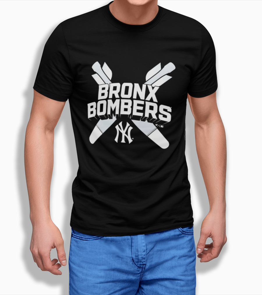 Men's New York Yankees Bronx Bombers Fanatics Navy T-Shirt