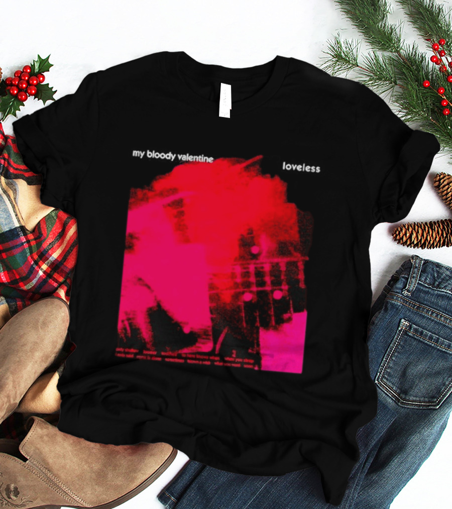 My Bloody Valentine Loveless Album Cover Classic Shoegaze Music Fan Favorite T-Shirt