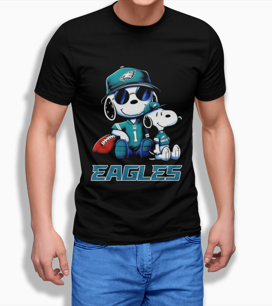 Snoopy Eagles Philadelphia Football 2026 T-Shirt