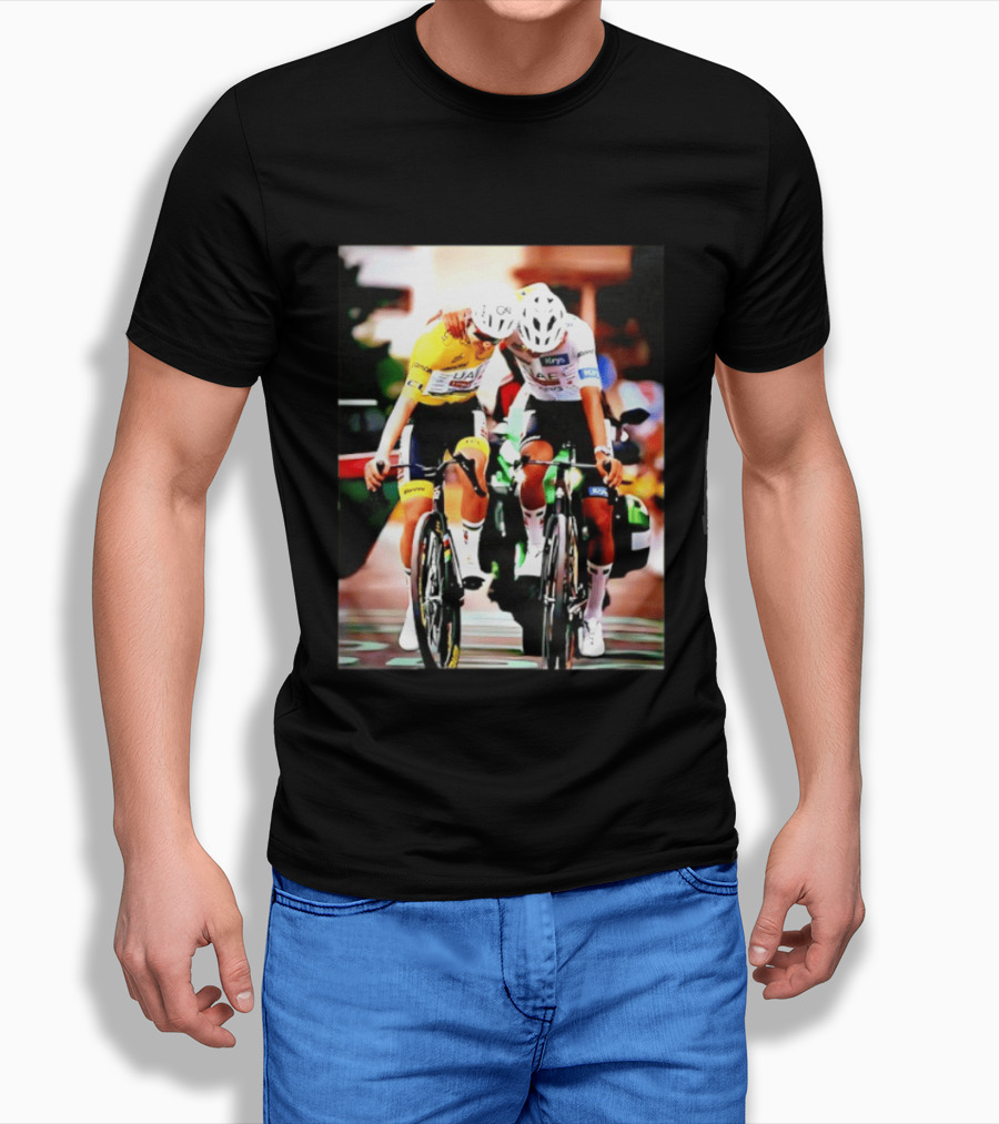 Tadej Pogacar Isaac Del Toro 2026 Tour De France Cyclist Duo T-Shirt