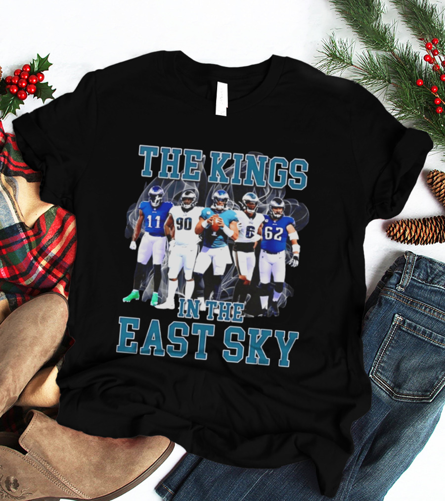 The Kings In The East Sky Philadelphia Eagles Football Players Signatures T-Shirt