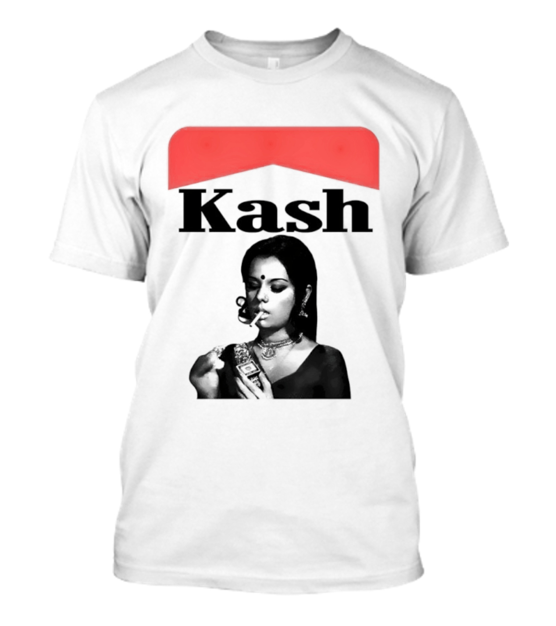 Mumtaz Kash Marlboro Iconic Red Collar T-Shirt