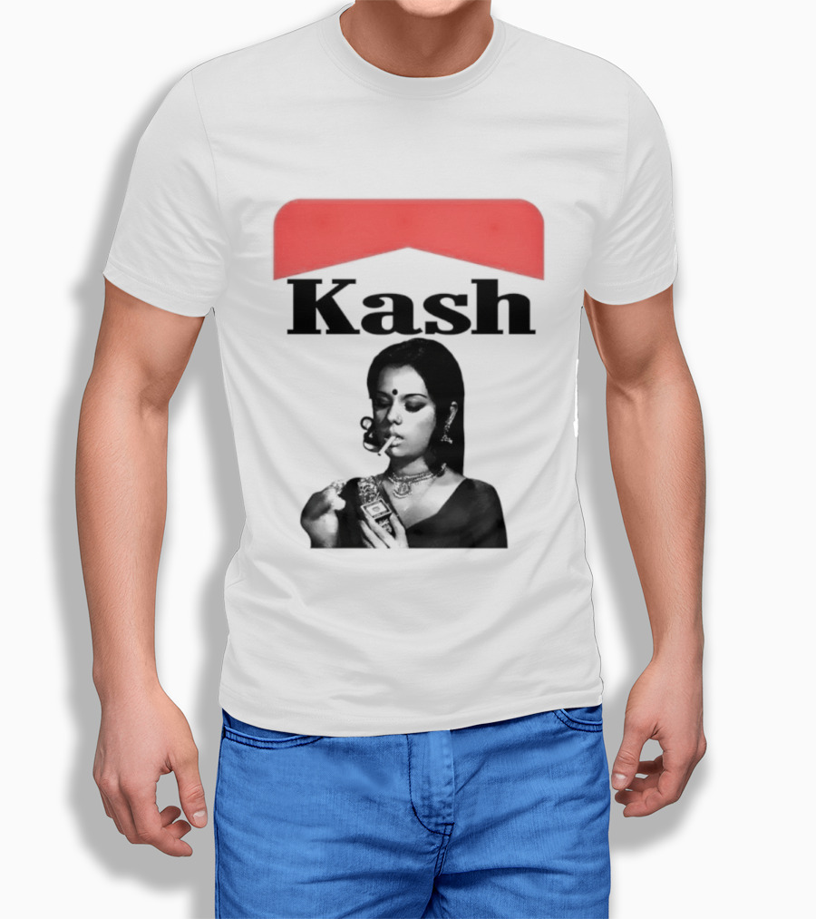 Mumtaz Kash Marlboro Iconic Red Collar T-Shirt