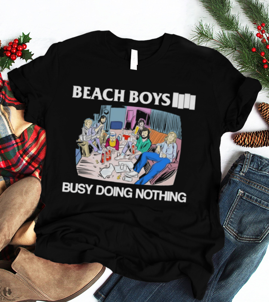 Beach Boys Busy Doing Nothing Brian Wilson Couch Scene T-Shirt