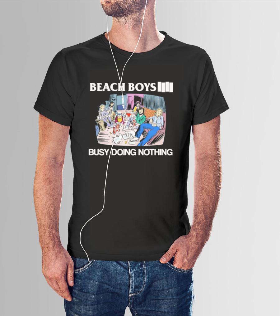 Beach Boys Busy Doing Nothing Brian Wilson Couch Scene T-Shirt