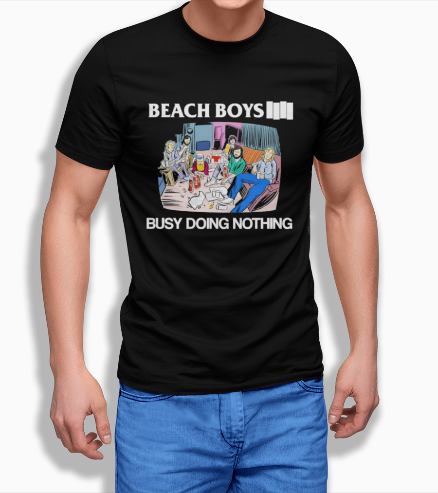 Beach Boys Busy Doing Nothing Brian Wilson Couch Scene T-Shirt