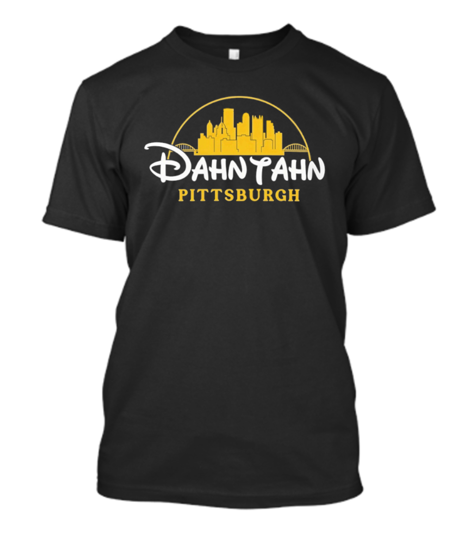 Dahntahn Pittsburgh City Skyline Magic T-Shirt