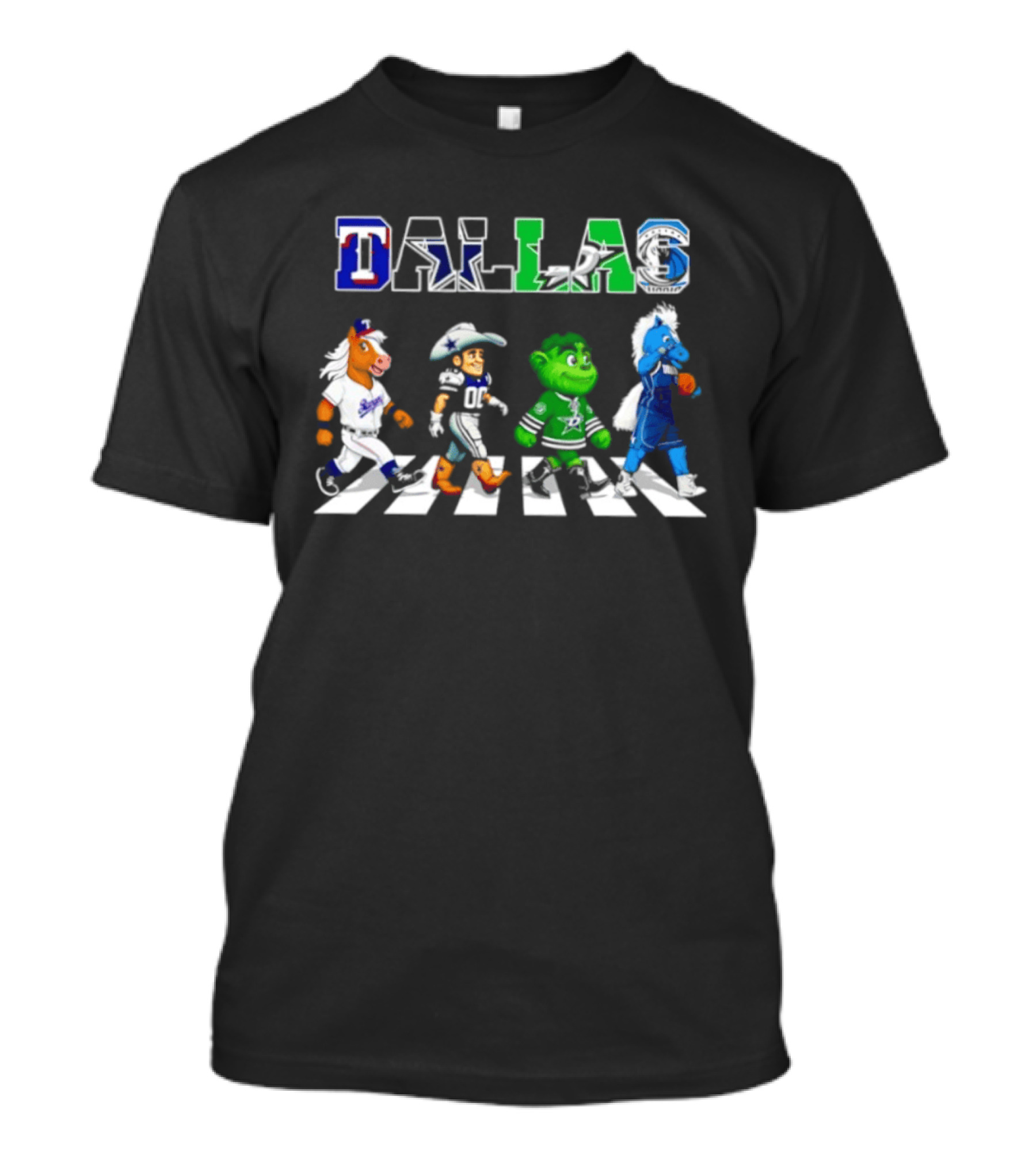 Dallas Rangers Cowboys Stars Mavericks Abbey Road 2026 Season T-Shirt