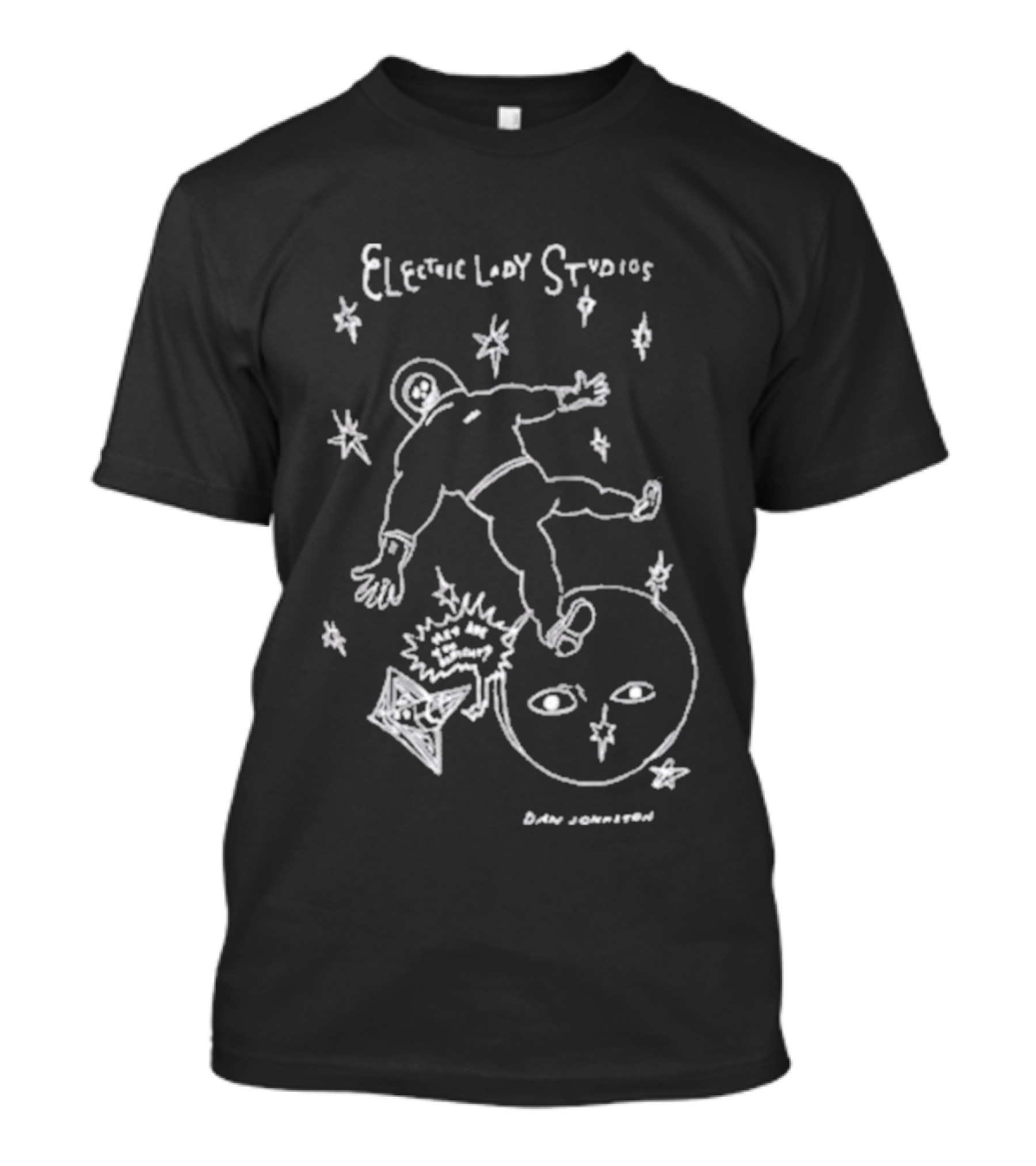 Daniel Johnston Electric Lion Studios Lost In Space T-Shirt
