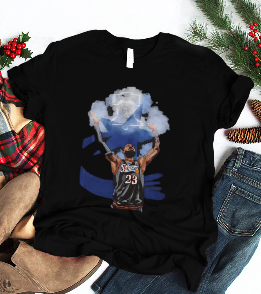 Philadelphia 76ers LeBron James 23 With Bells On Cloud 5 T-Shirt