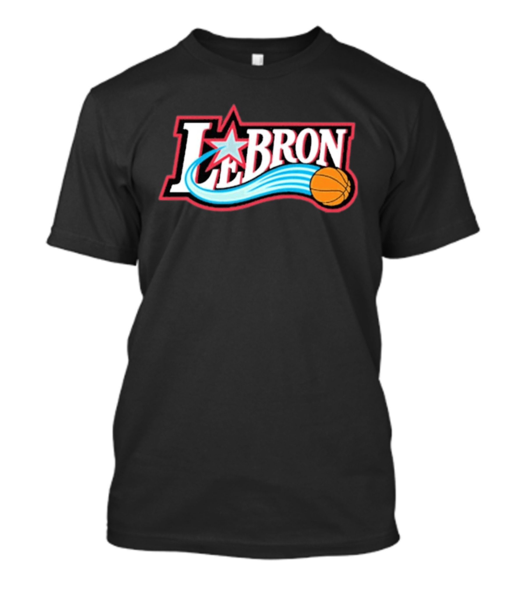 LeBron James Basketball Star Themed Philadelphia 76ers T-Shirt