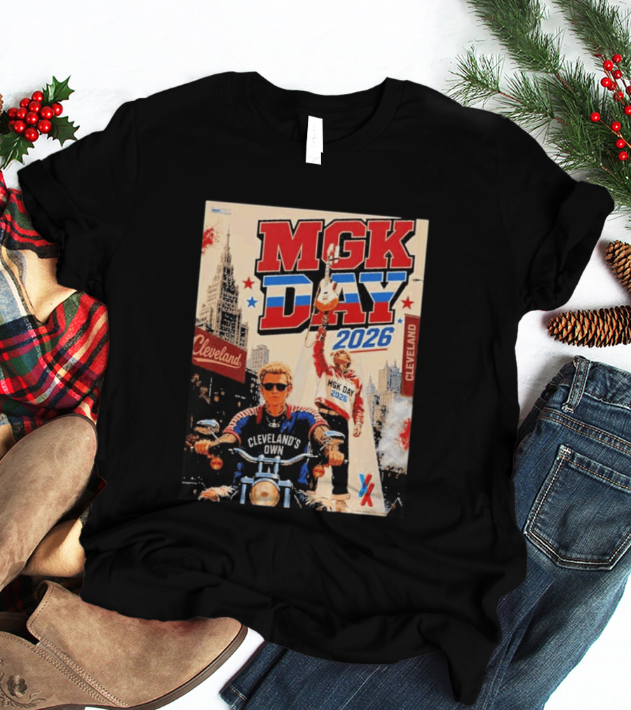 MGK Day 2026 Cleveland Music Event With Cleveland's Own T-Shirt