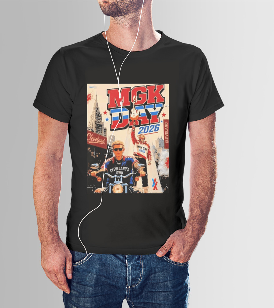 MGK Day 2026 Cleveland Music Event With Cleveland's Own T-Shirt