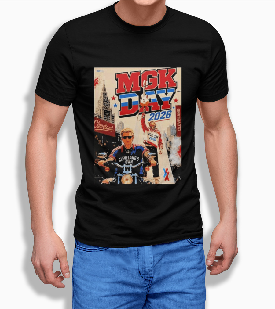 MGK Day 2026 Cleveland Music Event With Cleveland's Own T-Shirt